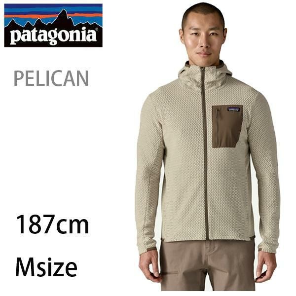 パタゴニア メンズ・R1エア・フルジップ・フーディ Pelican (PLCN