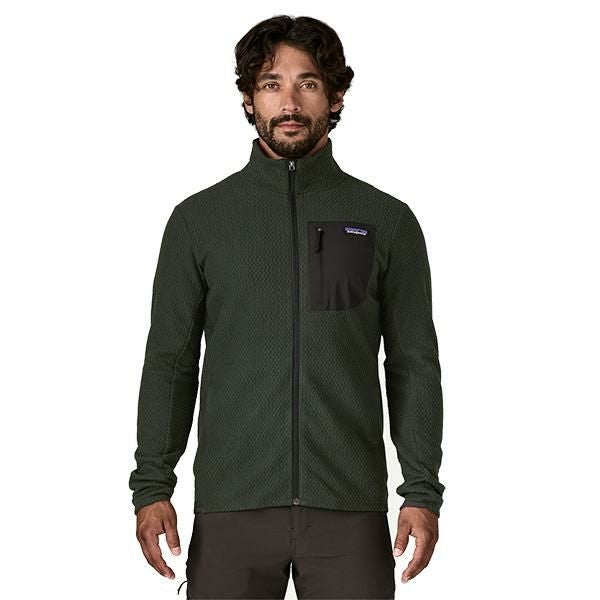 パタゴニア メンズ・R1エア・ジャケット Old Growth Green (OLGG
