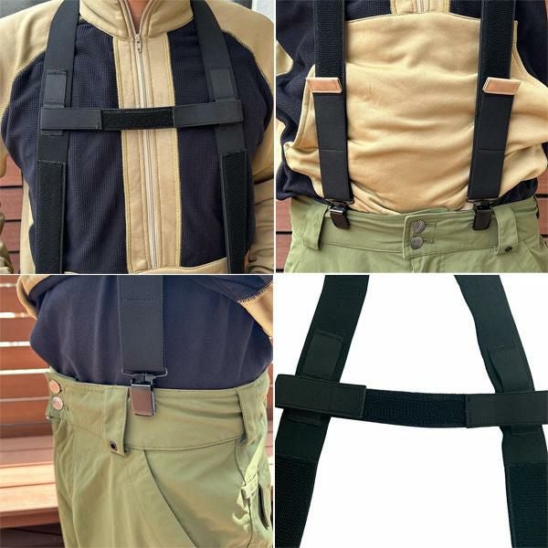 ebs エビス サスペンダー SUSPENDERS BELT 伸縮素材のサスペンダー