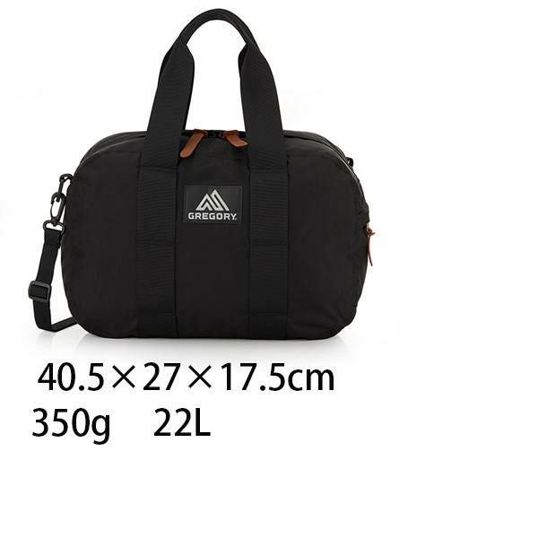 GREGORY グレゴリー ダッフルバッグ XS DUFFEL XS 22L BLACK ダッフル 
