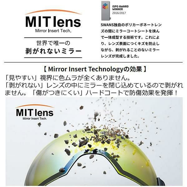 スワンズ スキーゴーグル 調光レンズ RIDGELINE RL-MDH-CMIT-GD MBKF