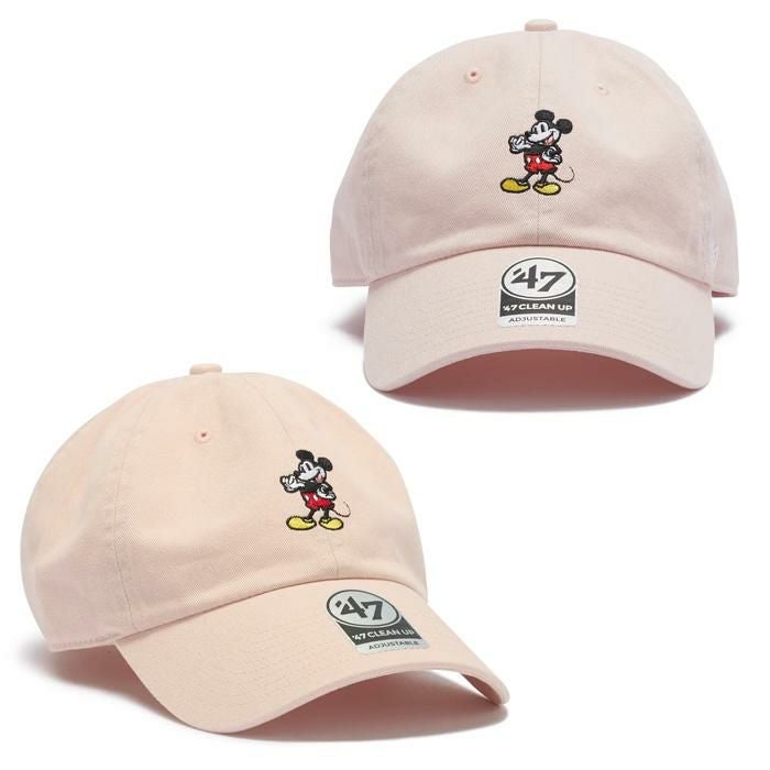 47 キャップ クリーンナップ Disney ディズニー ミッキーマウス ピンク