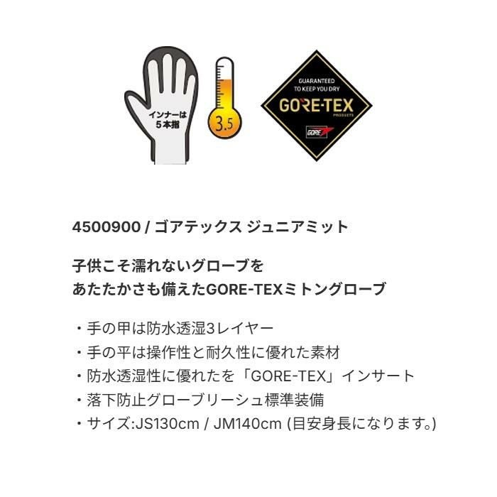 スノーボード グローブ ミトン キッズ ebs グローブ GORE-TEX JR MITT