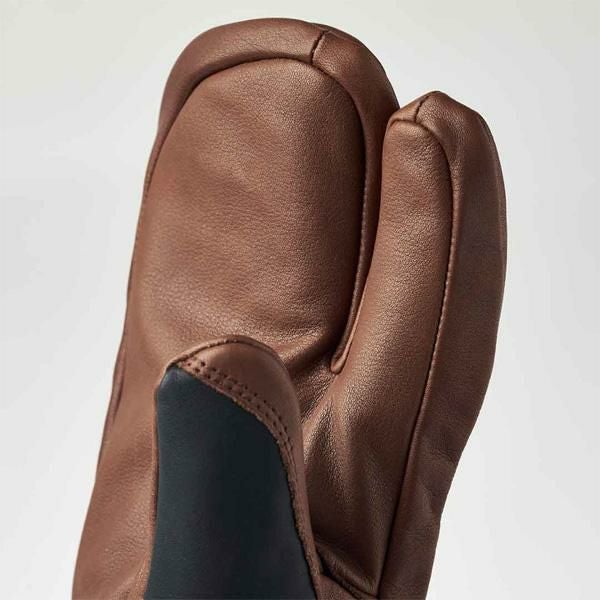 ヘストラ グローブ トポ スリーフィンガー Navy / Brown ( 33872