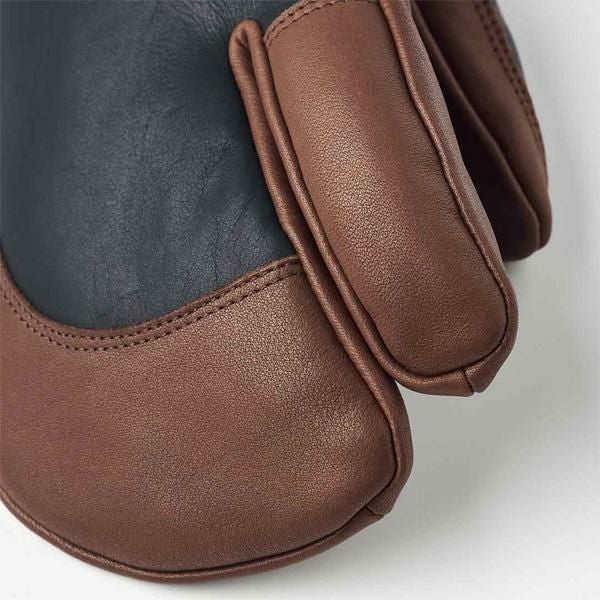 ヘストラ グローブ トポ スリーフィンガー Navy / Brown ( 33872