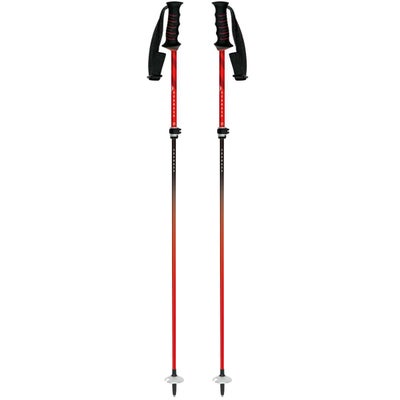 オガサカ スキーポール LC-FS/RD レッド 95～120cm 伸縮式ポール 