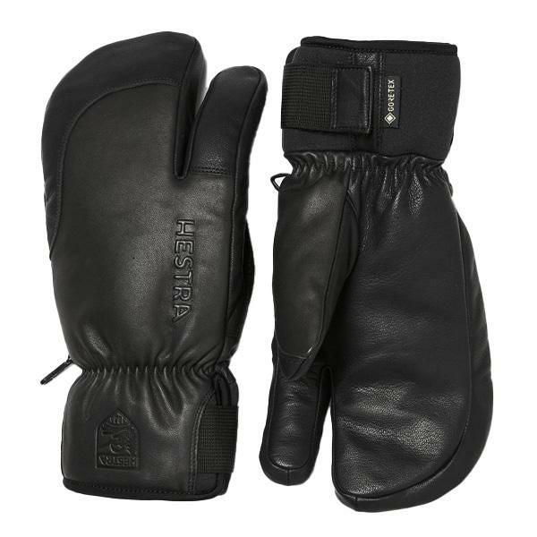 ○アウトレット ヘストラ グローブ ヘリ スキー 5本指 Black ( 30570