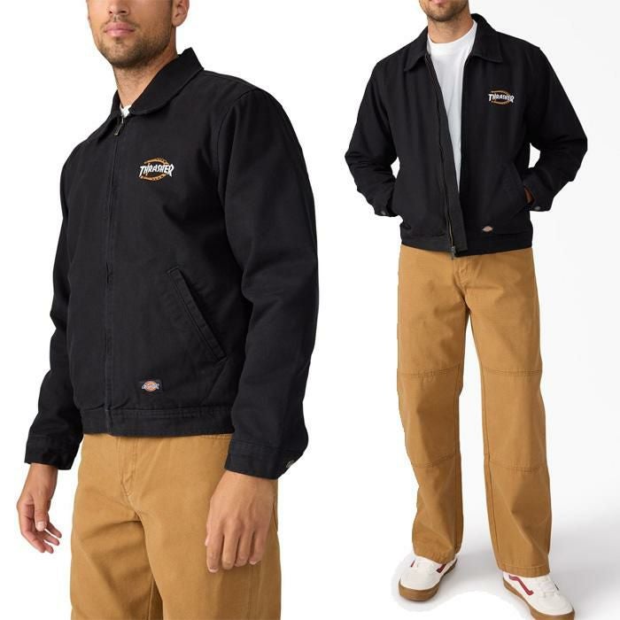 ディッキーズ×スラッシャー コラボ ジャケット / ブラック DICKIES x
