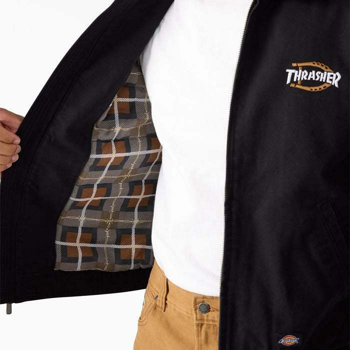 SAPEur サプール Dickies ディッキーズ コラボジャケット 黒L新品 SAPEur サプール Dickiesコラボ ワークジャケット ダブルニー 874 2点