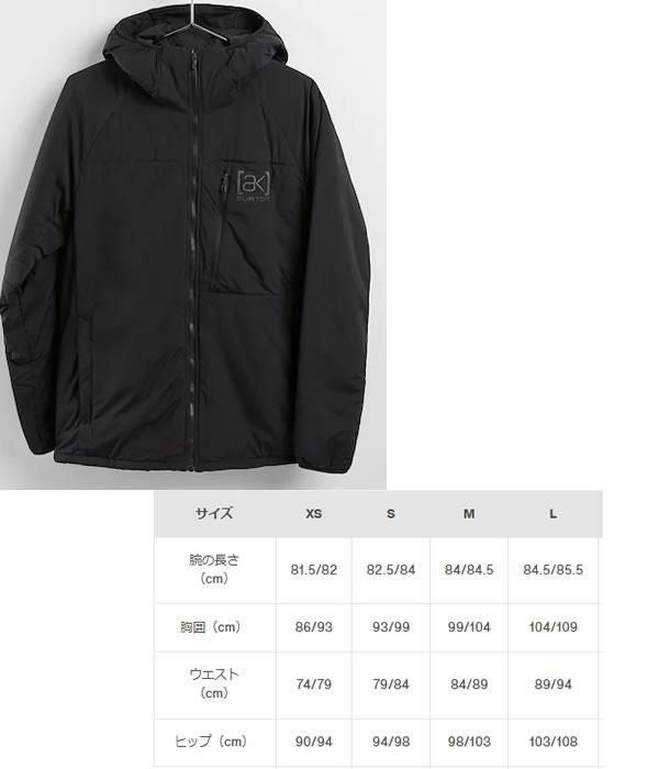 バートン ak HELIUM HOODED ins JACKET ヘリウムフード ストレッチ