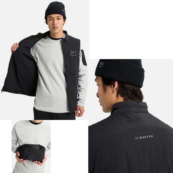 バートン ak HELIUM STRETCH INSLATED VEST ヘリウム ストレッチ