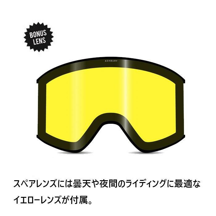 アシュベリー ゴーグル THUNDERBOLT / SLASHER (25-26 2026) ashbury
