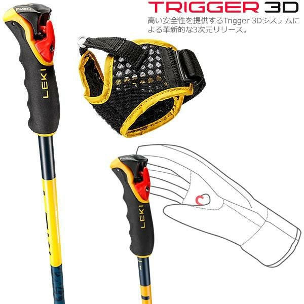 LEKI スキーポール 2026 SPITFIRE VARIO 3D デニムブルー 110～140cm