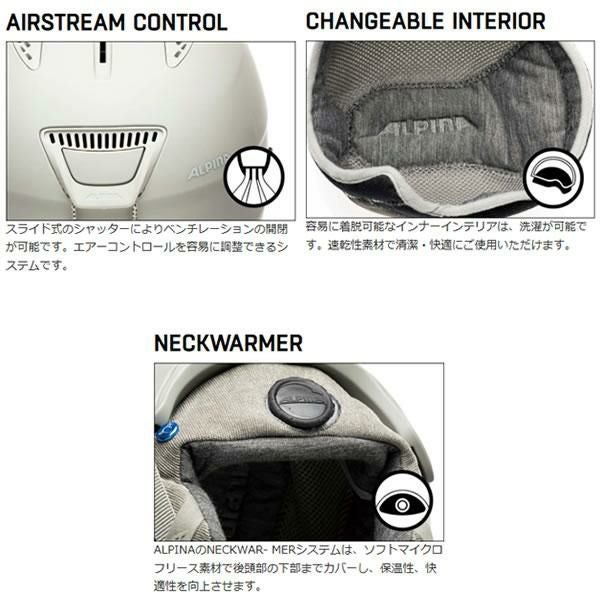 ALPINA アルピナ スノーヘルメット 2026 BRIX ミッドナイト/ グレイ