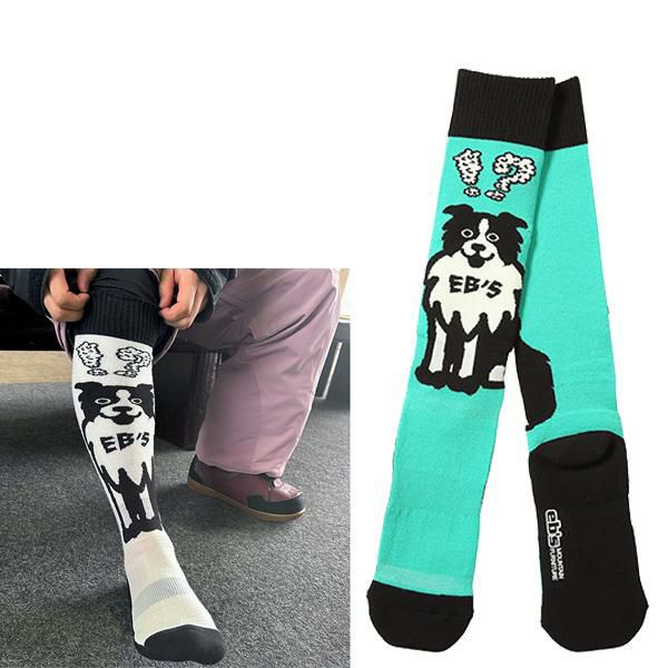 スノーボードソックス ebs エビス VERY WARM SOCKS / DOG / MINT