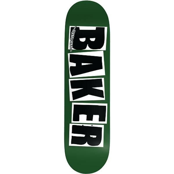 BAKER【ベイカー】スケボーデッキ/BRAND LOGO ネイビー 8 x31.5インチ