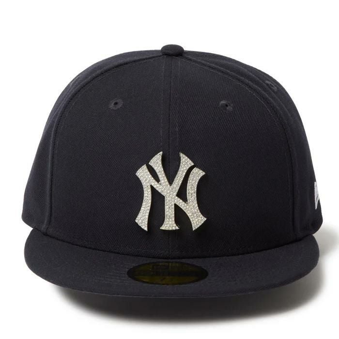 ニューエラ キャップ 59FIFTY ラインストーン バッジ ニューヨーク