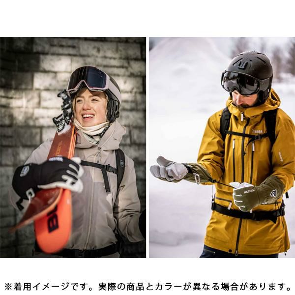 ○アウトレット ヘストラ グローブ ヘリ スキー 5本指 Black ( 30570