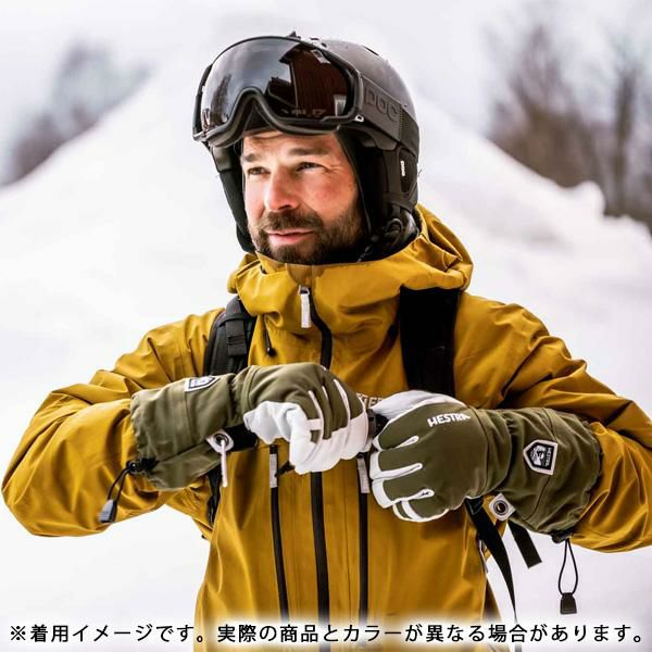 ○アウトレット ヘストラ グローブ ヘリ スキー 5本指 Black ( 30570