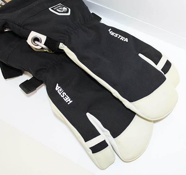 ○アウトレット ヘストラ 3フィンガー スキーグローブ ミトン ヘリ