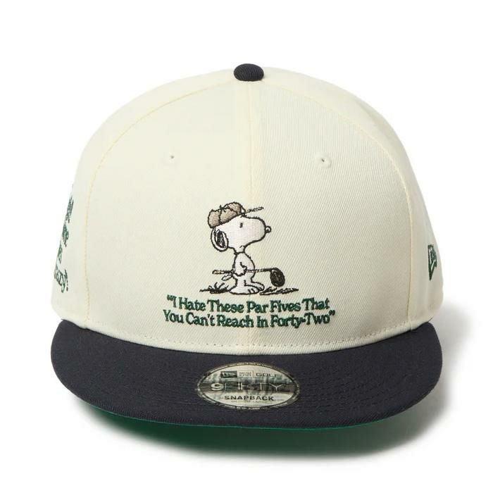 ニューエラ ゴルフ キャップ 9FIFTY PEANUTS ピーナッツ クローム