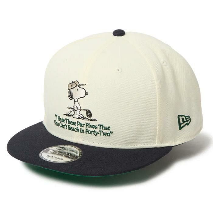 ニューエラ ゴルフ キャップ 9FIFTY PEANUTS ピーナッツ クローム