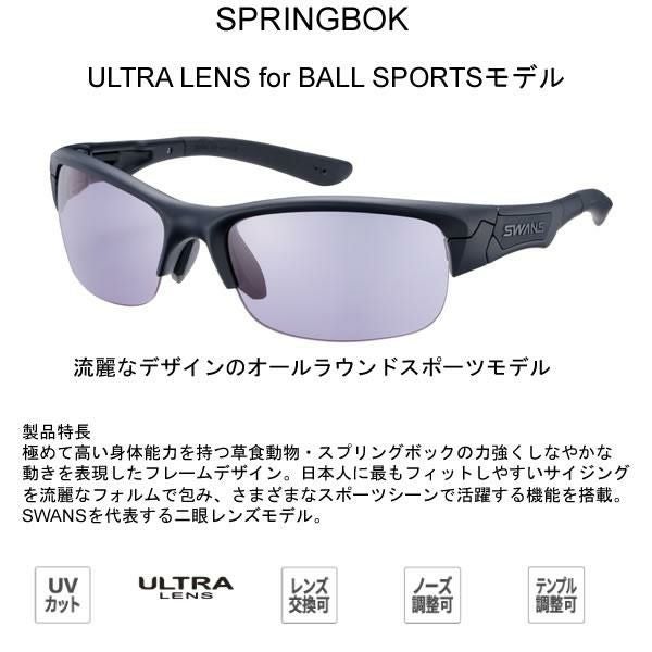 スワンズ サングラス 高校野球規定対応モデル SPRINGBOK (SPB-0018 MBK