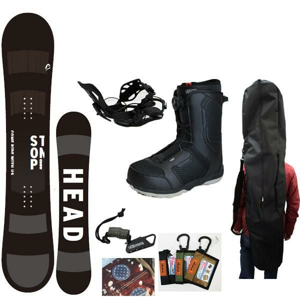 スノーボード 3点セット HEAD ヘッドスノーボード 板 STOMP-TRUE DC