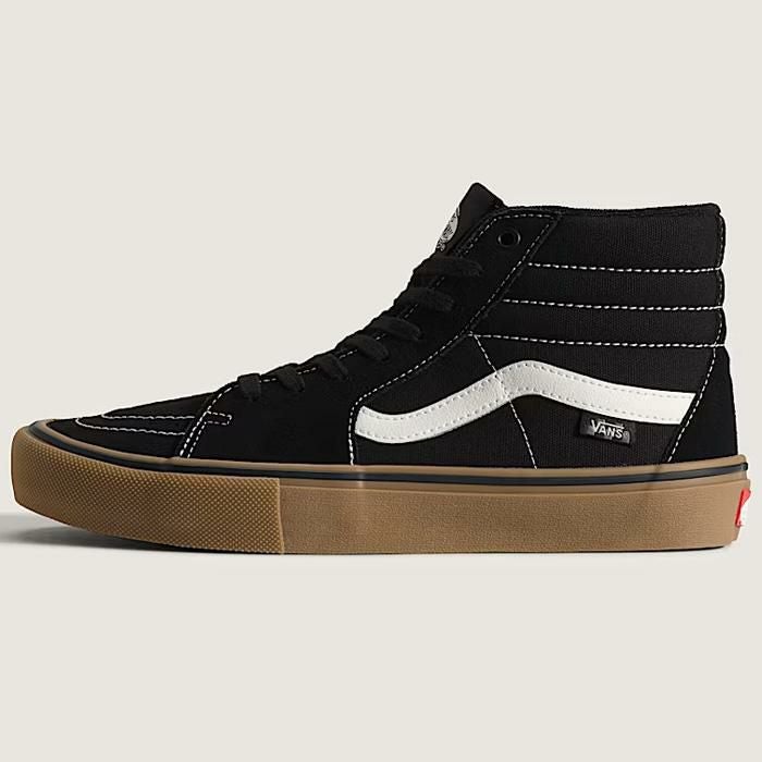 VANS スニーカー ハイカット SKATE SK8-HI / BLACK/GUM/WHITE