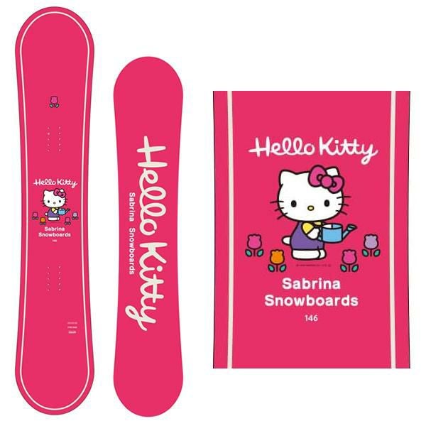 スノーボード 板 レディース SABRINA HELLO KITTY LTD Pink サブリナ