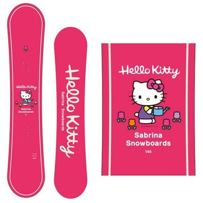 スノーボード 板 レディース SABRINA HELLO KITTY LTD Pink サブリナ 