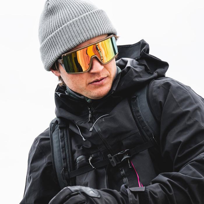 smith サングラス 調光 Pursuit / Matte Gold Dust（CP Glacier Photo