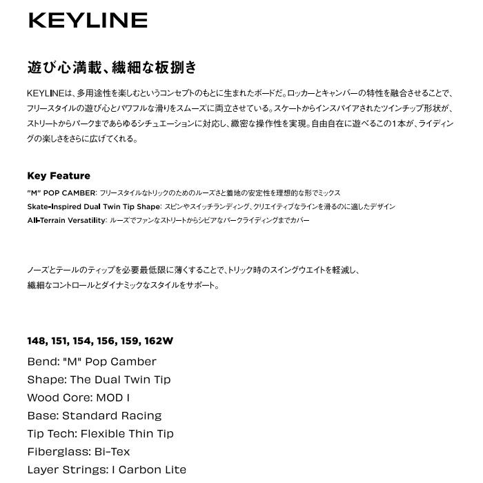SIMS スノーボード KEYLINE ブラック（26-27 2027) シムス