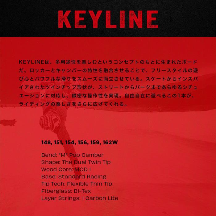 SIMS スノーボード KEYLINE ブラック（26-27 2027) シムス