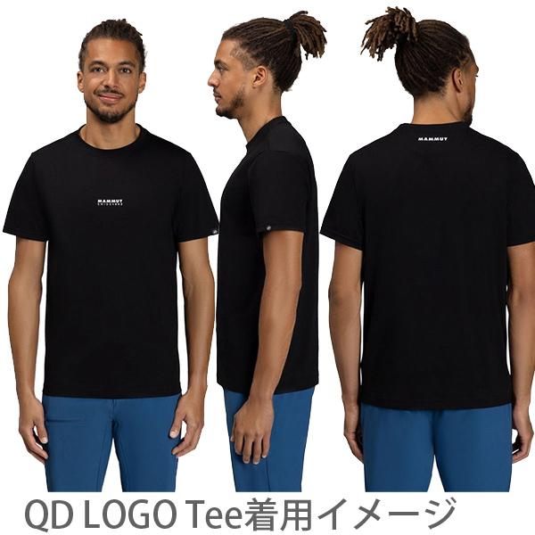 マムート メンズ 涼しい Tシャツ MAMMUT 速乾・通気 QD Logo Print T