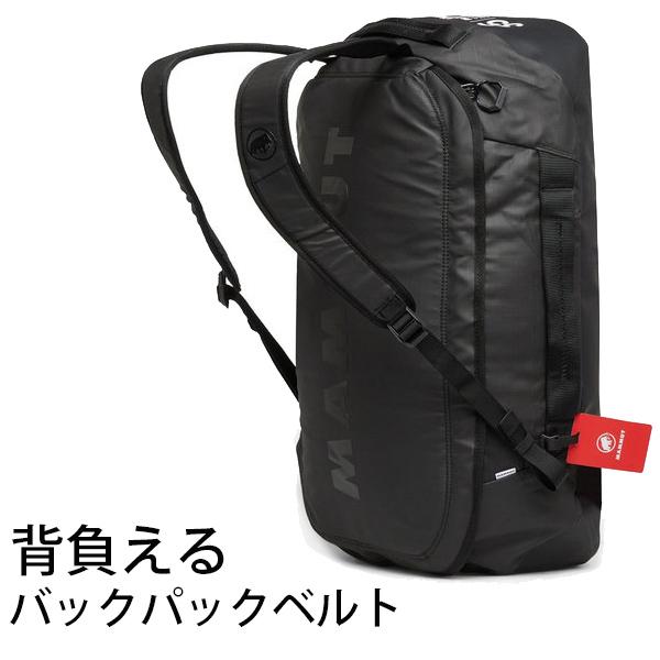 マムート 背負えるダッフルバッグ リュック CARGO 35L black 2570