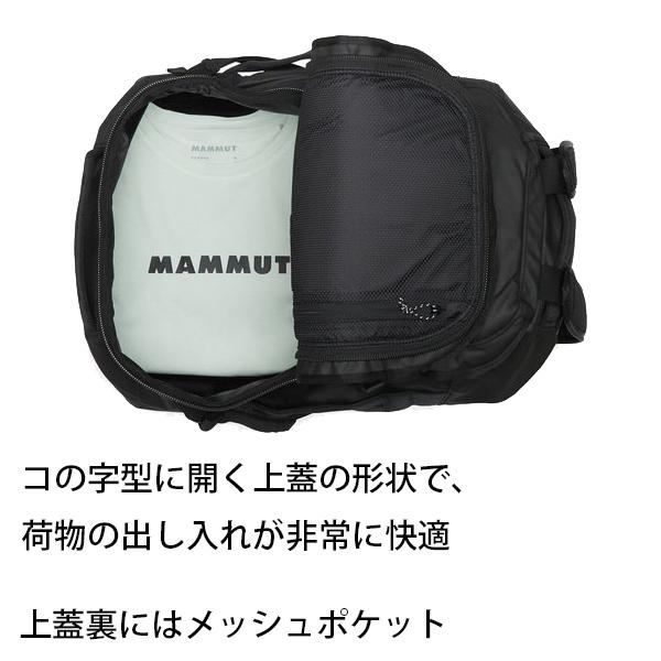 マムート 背負えるダッフルバッグ リュック CARGO 35L black 2570