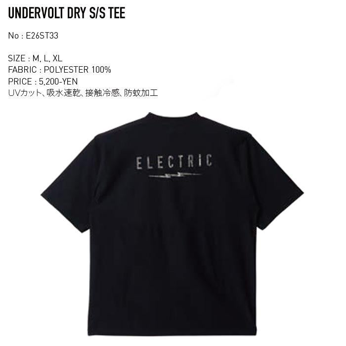エレクトリック Tシャツ UNDERVOLT DRY S/S TEE 半袖 (E26ST33