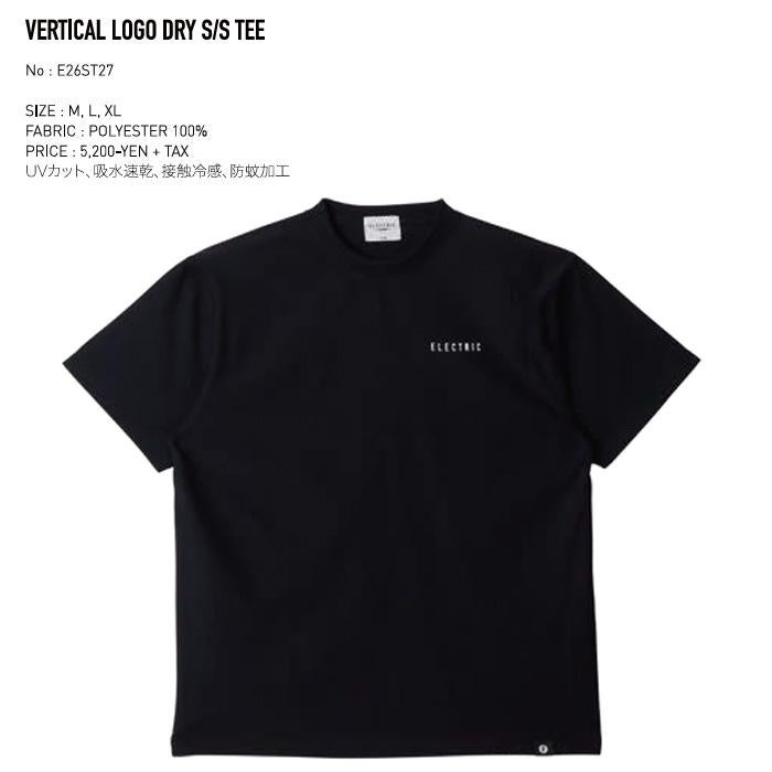 エレクトリック Tシャツ VERTICAL LOGO DRY S/S TEE 半袖 (E26ST27