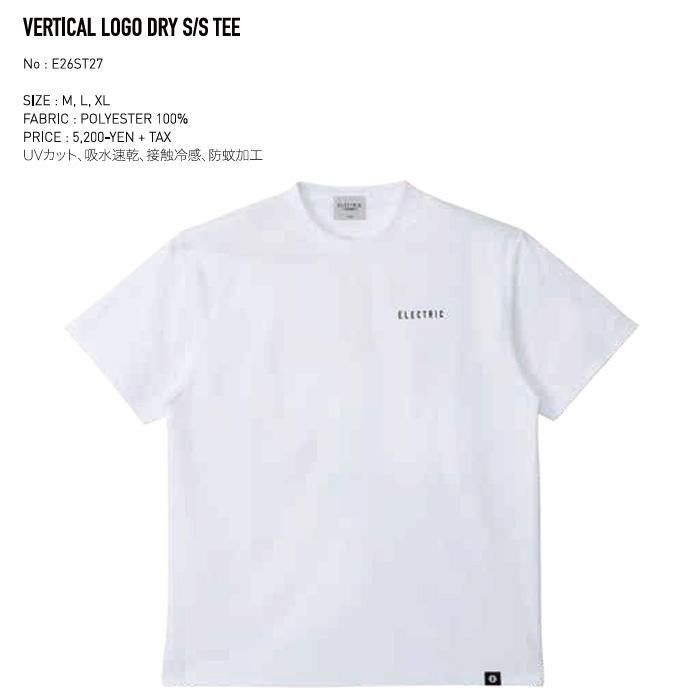the奥歯's Tシャツ Lサイズ レーベルT エレクトリック Tシャツ VERTICAL LOGO DRY S/S TEE 半袖 (E26ST27
