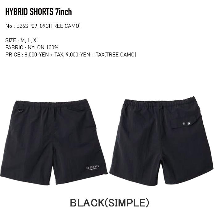 エレクトリック 速乾 涼しい ショートパンツ HYBRID SHORTS 7inch