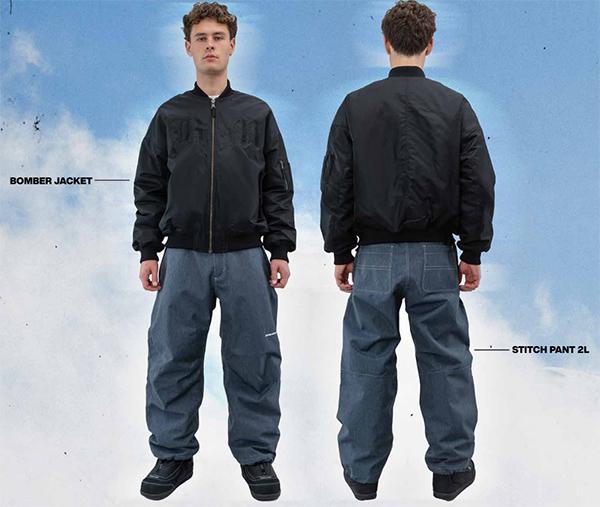 ビヨンドメダルズ スノーボードウェア メンズ 26-27 STITCH -pants