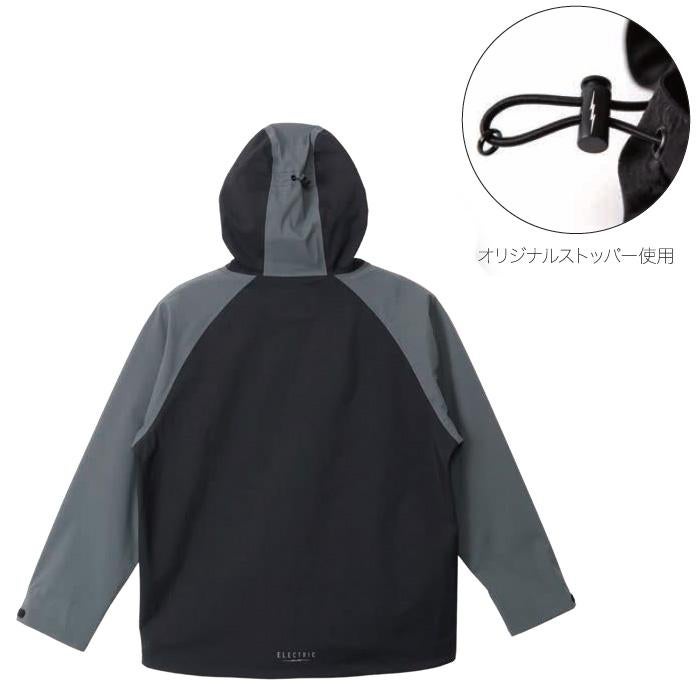 エレクトリック FISHING 3L ウインドブレーカー 防水 / BLACK CHARCOAL