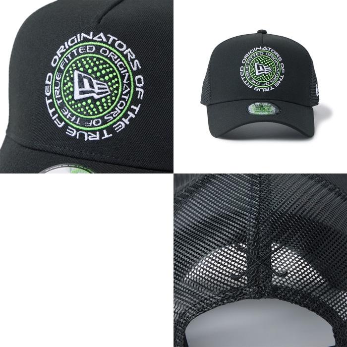 ニューエラ ゴルフ キャップ メッシュ 9FORTY Circle Logo ブラック