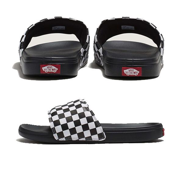 バンズ サンダル VANS MTE LA COSTA SLIDE-ON (Checkerboard) TruWht