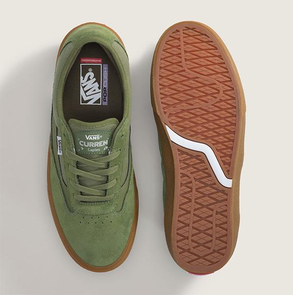 バンズ スニーカー VANS Skate Curren Caples / CREPE GREEN/GUM