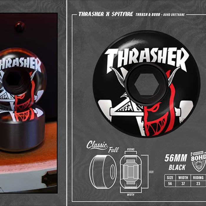 スケボー ソフトウィール SPITFIRE 80HD THRASHER X SPITFIRE THRASH