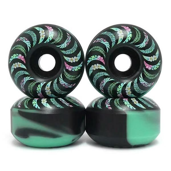 スケボー ウィール SPITFIRE F4 (FORMULA FOUR) FLORAL TEAL/BLACK
