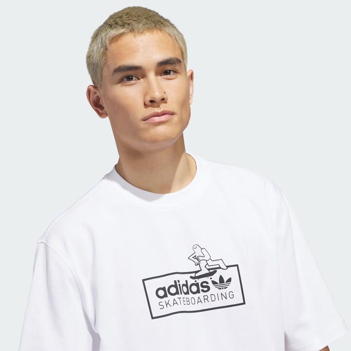 アディダス tシャツ スケートボーディング x マーク・ゴンザレス ロゴ