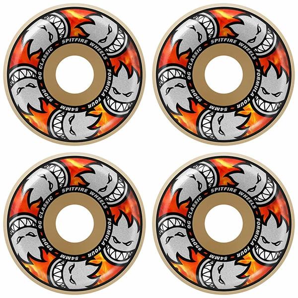 SPITFIRE FORMULA FOUR ウィール 4個セット スケボー ウィール SPITFIRE F4 (FORMULA FOUR) MULTIBALL NATURAL